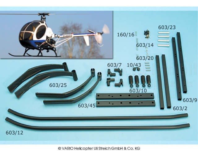 Kufenlandegestell Schweizer 300