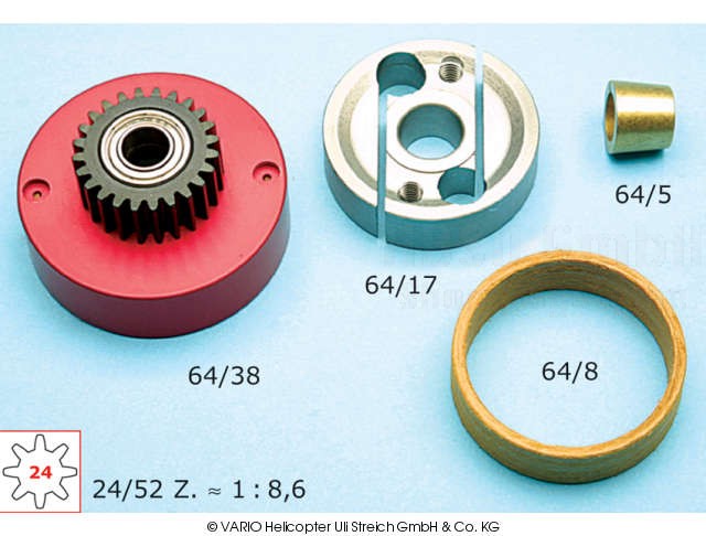 Kupplung 24 Zähne