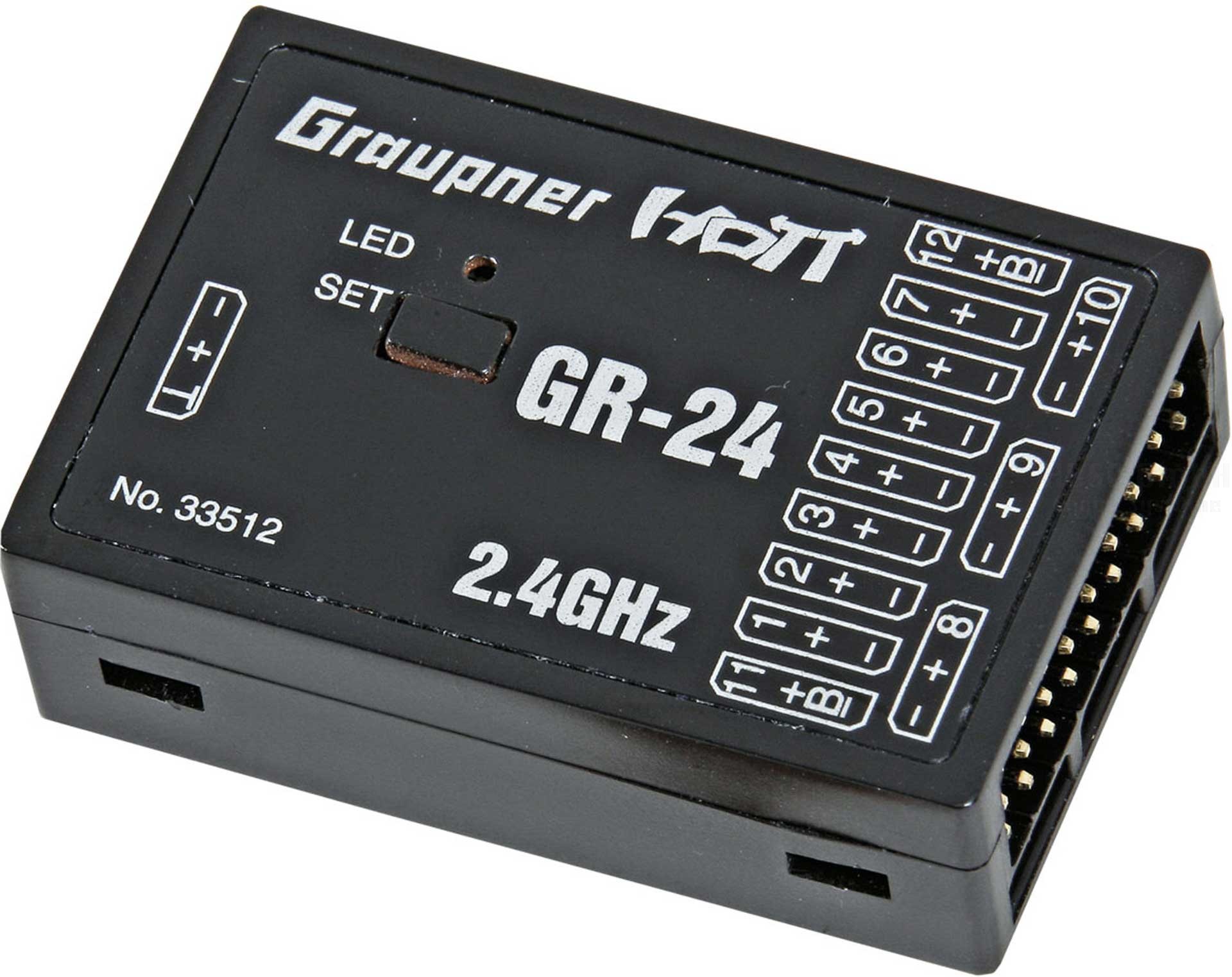 Empfänger GR-24 HoTT2.4 GHz 12K