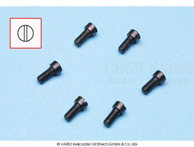 Zylinderschraube M3x6,5 Kopf 4,5