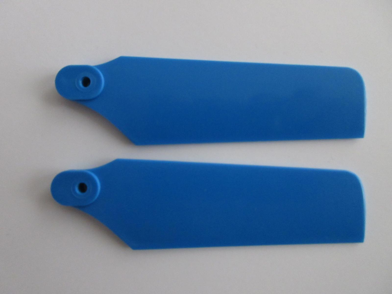 Heckrotorblätter 85mm, Kunststoff, blau (2), E550 ,R30/50
