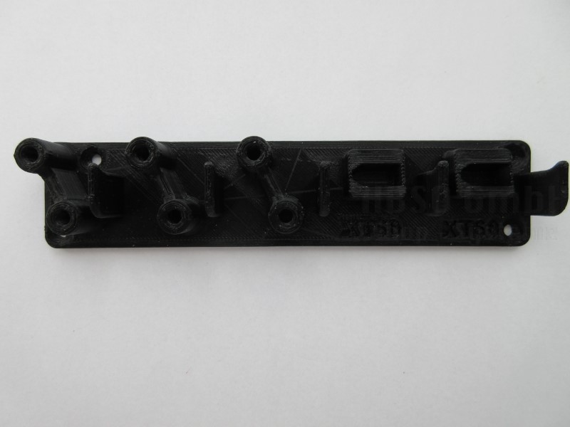 Ladekabelhalter 3x4mm Buchsen/2xXT60 Stecker