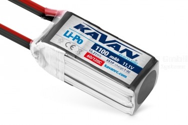 KAVAN - Li-Po 1100 mAh/11,1 V 60/120C, 12,21 Wh