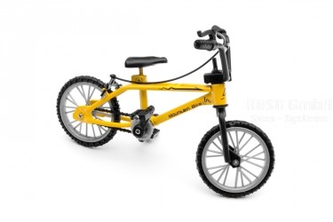 BMX Fahrrad gelb für RC-Crawler 1/10