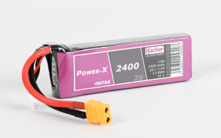 TopFuel LiPo 35C Power-X 2400mAh 2S MTAG