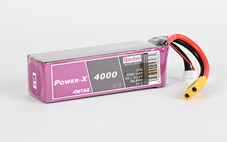 TopFuel LiPo 35C Power-X 4000mAh 6S MTAG