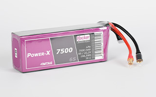 TopFuel LiPo 35C Power-X 7500mAh 6S MTAG