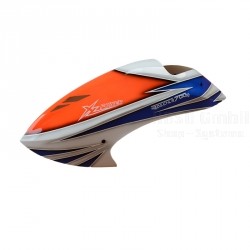 Kabinenhaube - Blau Orange V2/Specter 700V2 canopy - blue/orange