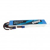 5000mAh 60/120C 44.4V 12S1P Lipo Battery Pack