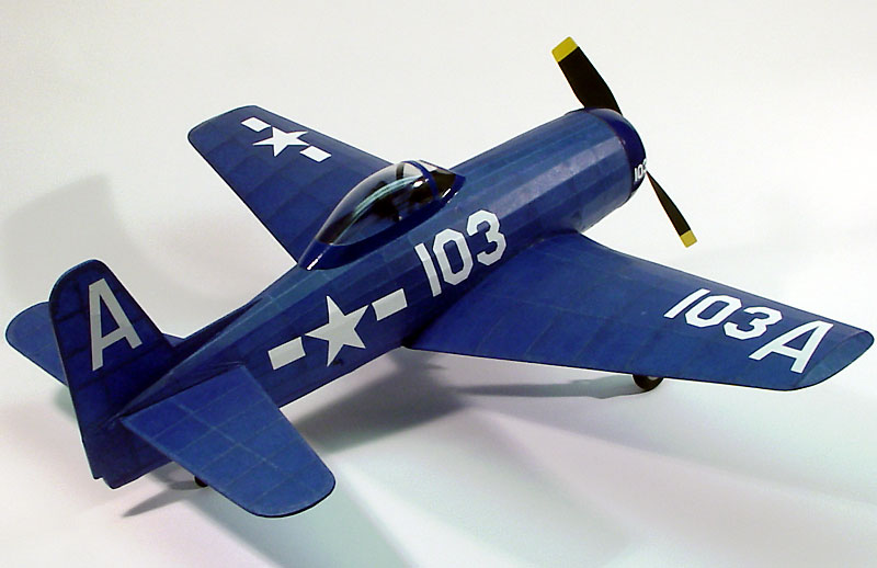 F8F-2 Bearcat Balsabausatz