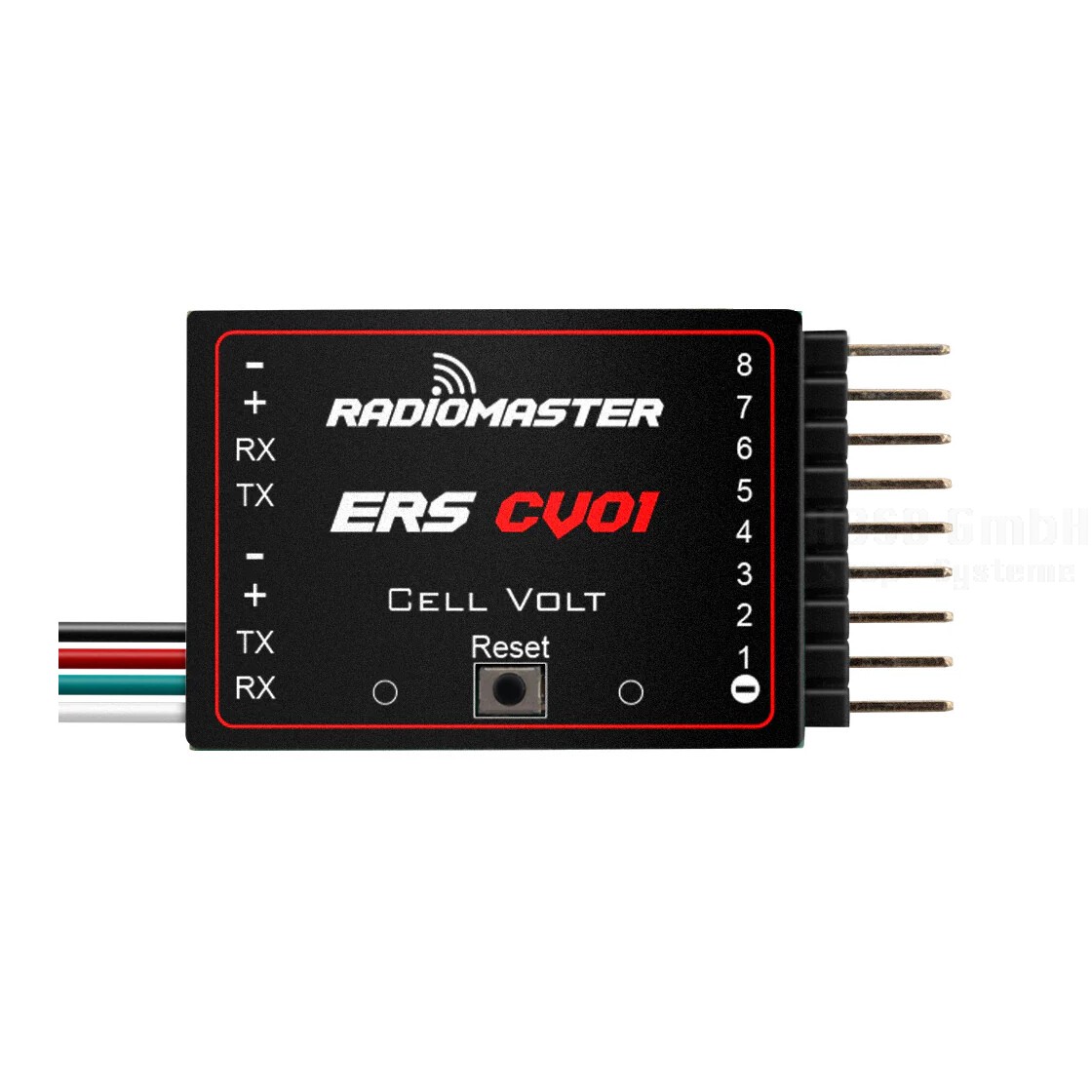 RadioMaster ERS-CV01 ELRS Einzelzellen-Spannungsüberwachung (2–8