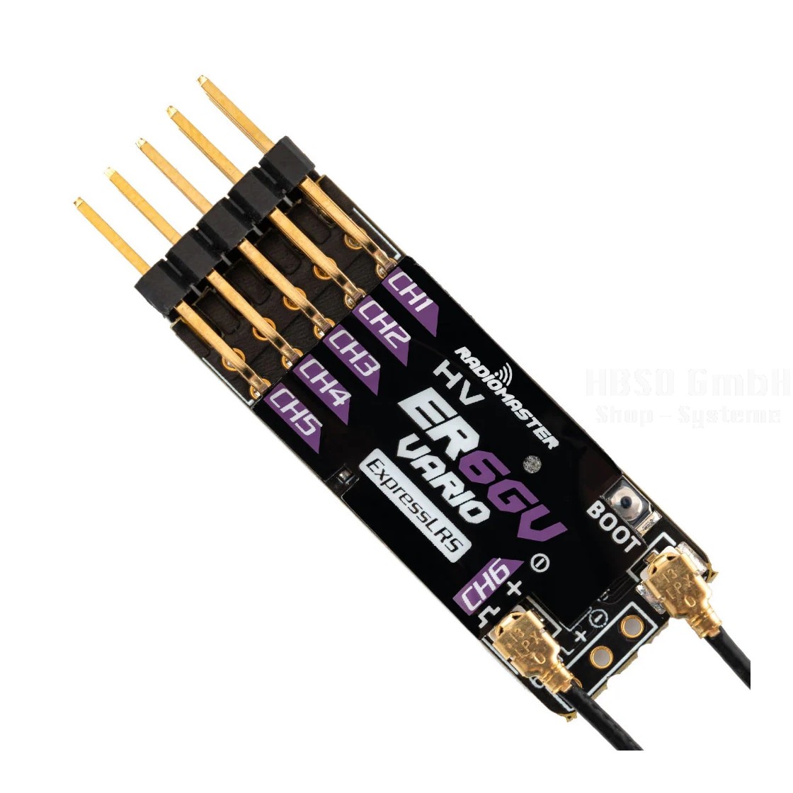 RadioMaster ER6GV 2.4GHz ELRS PWM VARIO Empfänger