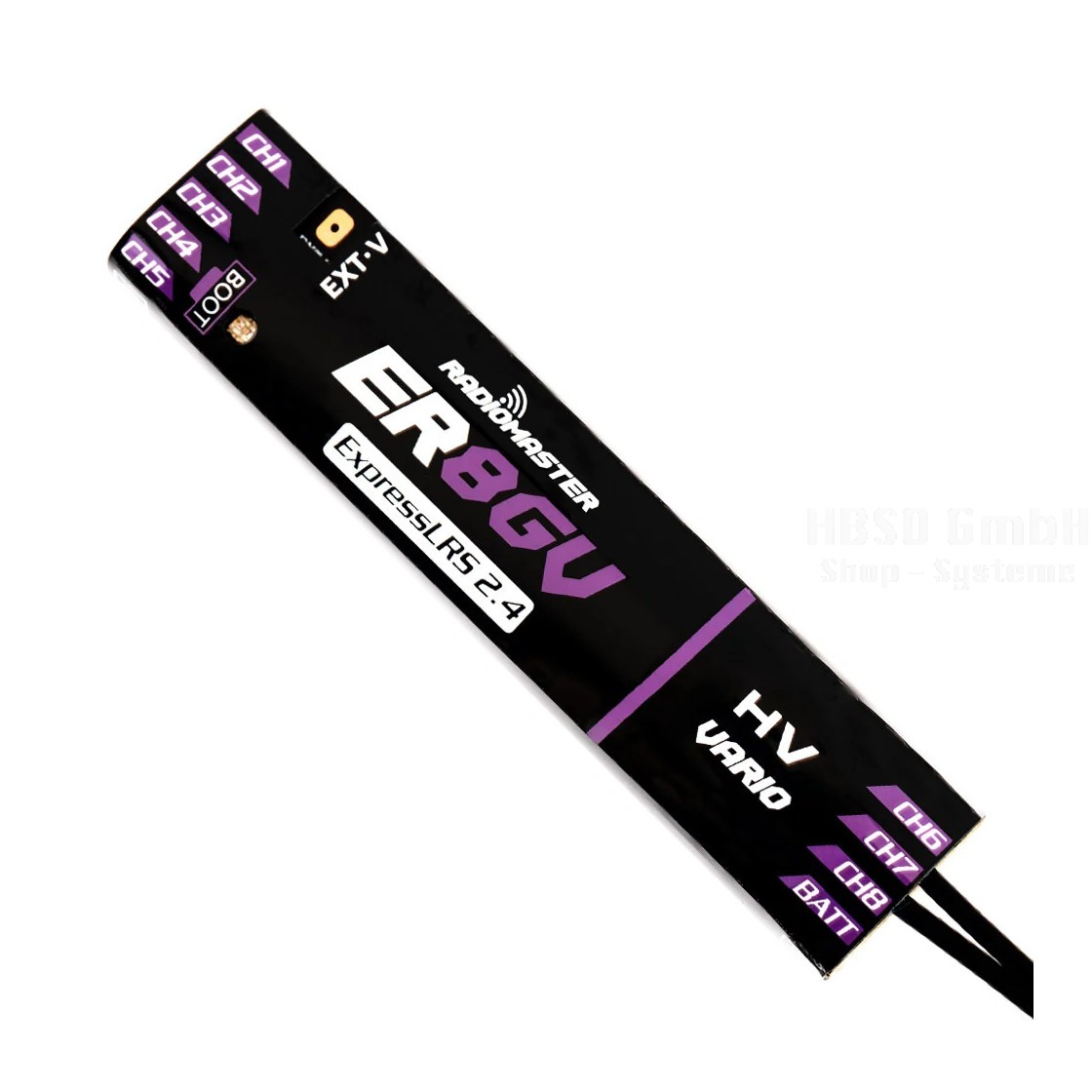 RadioMaster ER8GV 2.4GHz ELRS PWM VARIO Empfänger