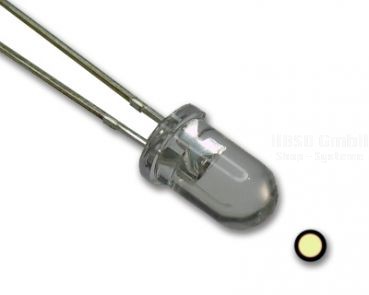 LED 5mm warmweiß 20.000mcd 1St.