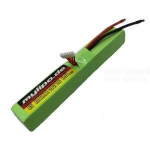 2600mAh 22,2V 6S 35C/70C kompakt SPEZIAL KLEMM FS4000 +FS4000VXL