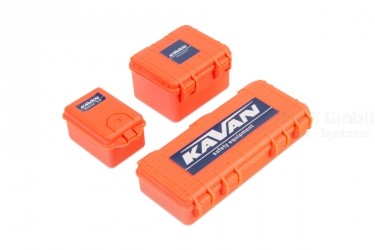 Set Kunststoffboxen orange für RC-Crawler 1/10