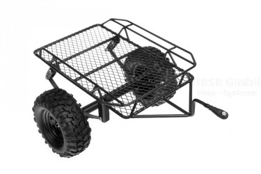 Kleiner Metall-Anhängerwagen für RC-Crawler 1/10